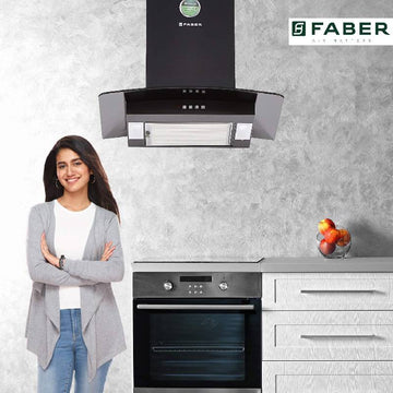 Modern Black Kitchen Chimney